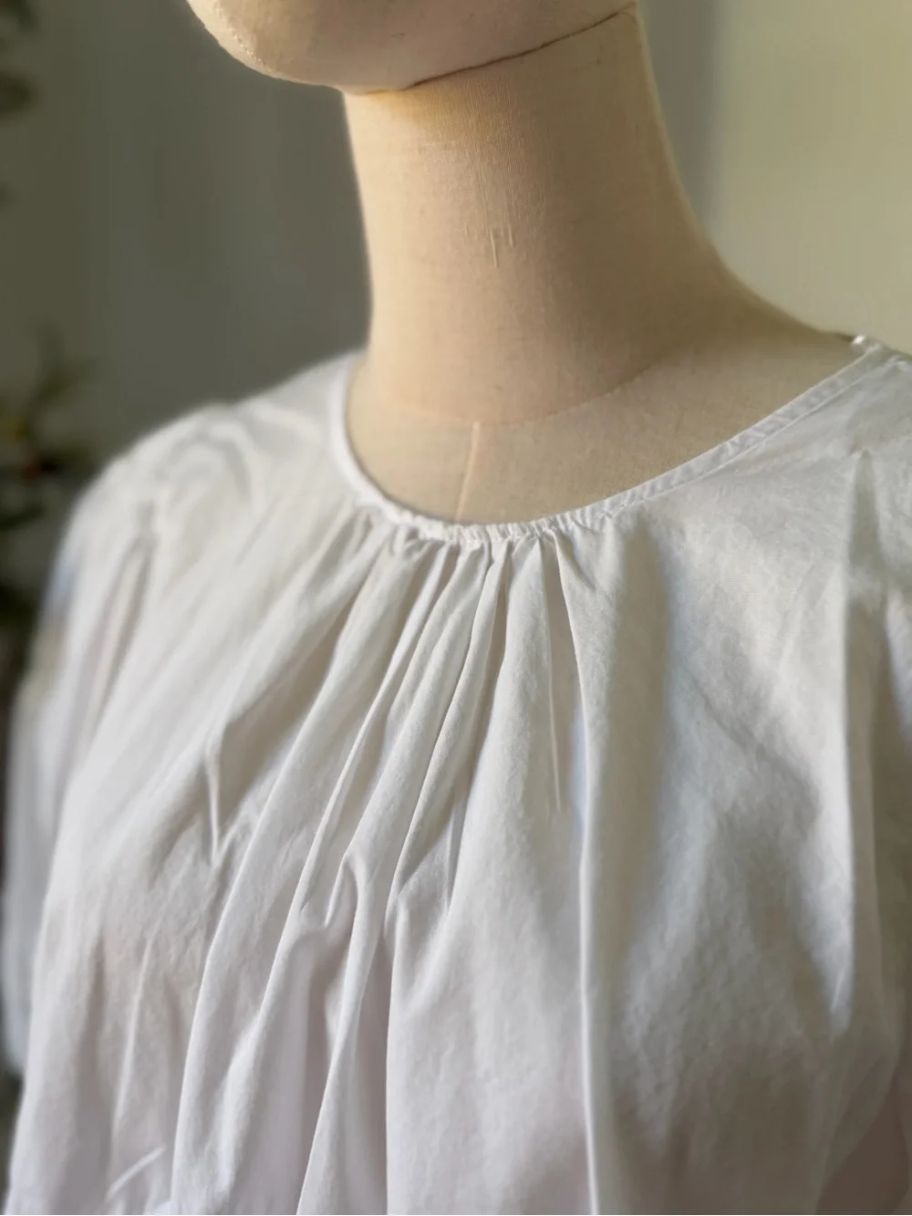 Zara White Puff Sleeve Peplum Blouse